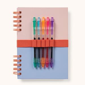 Image of HARPER NOTEBOOK & PEN SET - coralsaltwater (SKU: 168870085000122) Image of HARPER NOTEBOOK & PEN SET - coralsaltwater